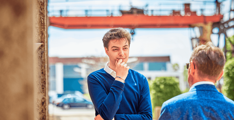 Protrait von Lukas Bauer bei der Allfoye Managementberatung
