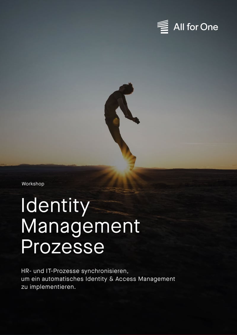 Coverbild für den Workshop-Flyer Identity Management Prozesse