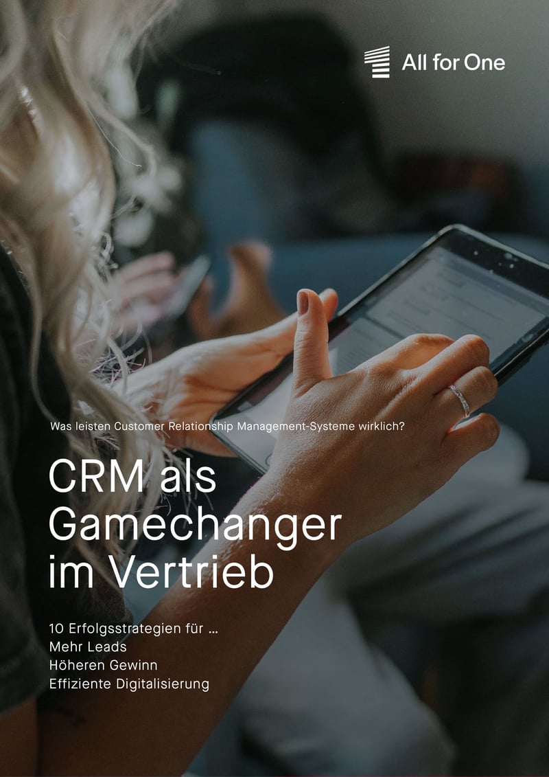 CRM als Gamechanger im Vertrieb cover