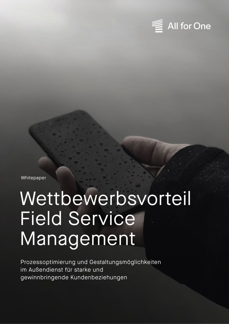 Wettbewerbsvorteil Field-Service-Management cover