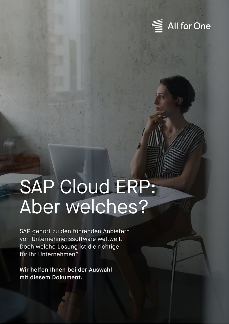SAP Cloud ERP: Aber welches? cover