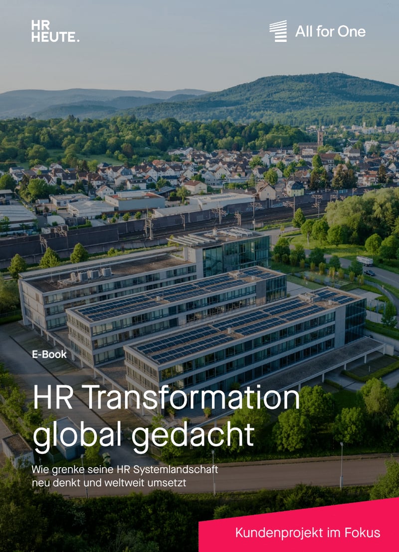Kundenprojekt: HR Transformation global gedacht cover