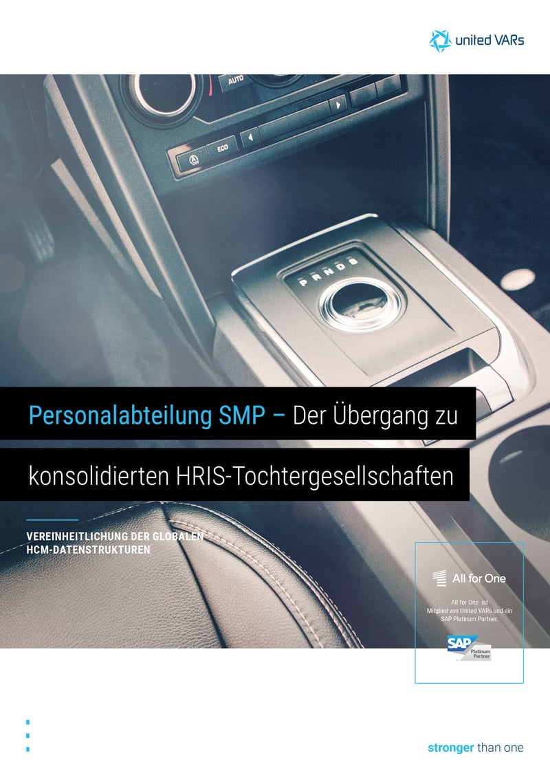 Success Story: Global HR mit SAP HCM bei SMP Automotive cover