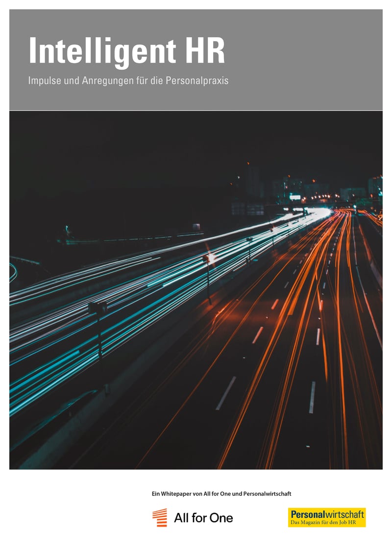 Leitfaden: Intelligent HR - Smarte, digitale HR Prozesse cover