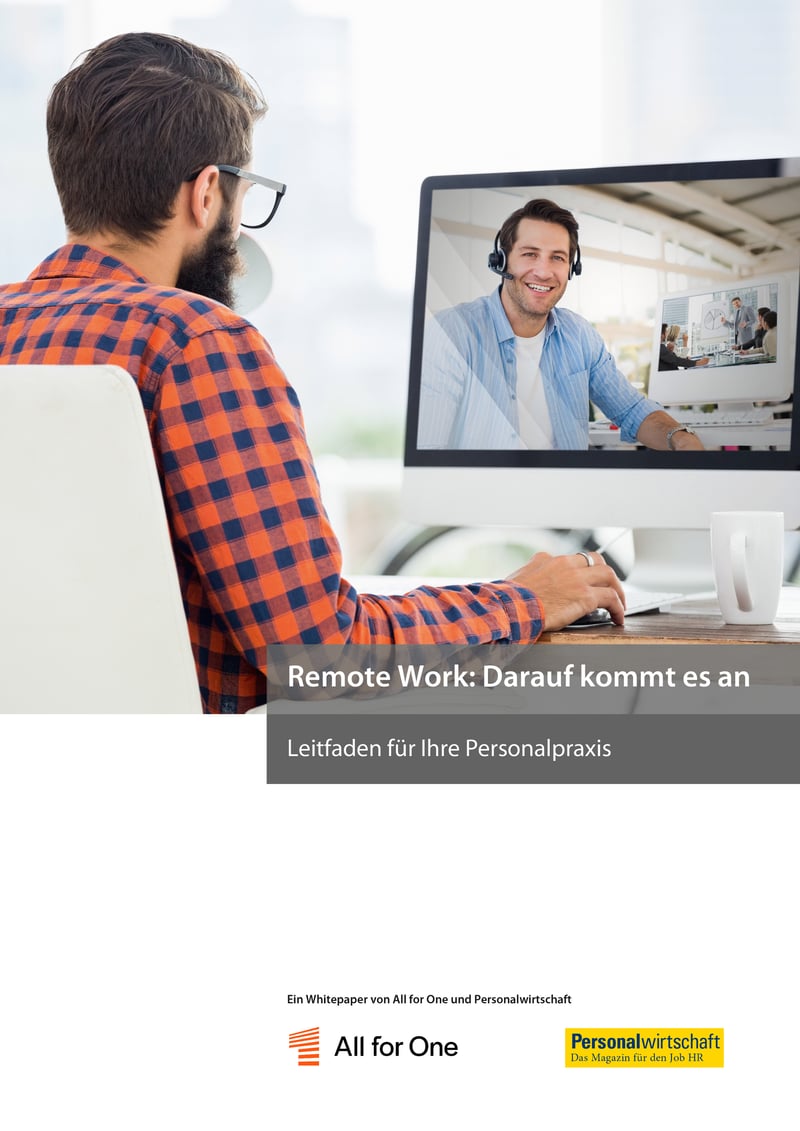 Leitfaden: Remote Work - Darauf kommt es an cover