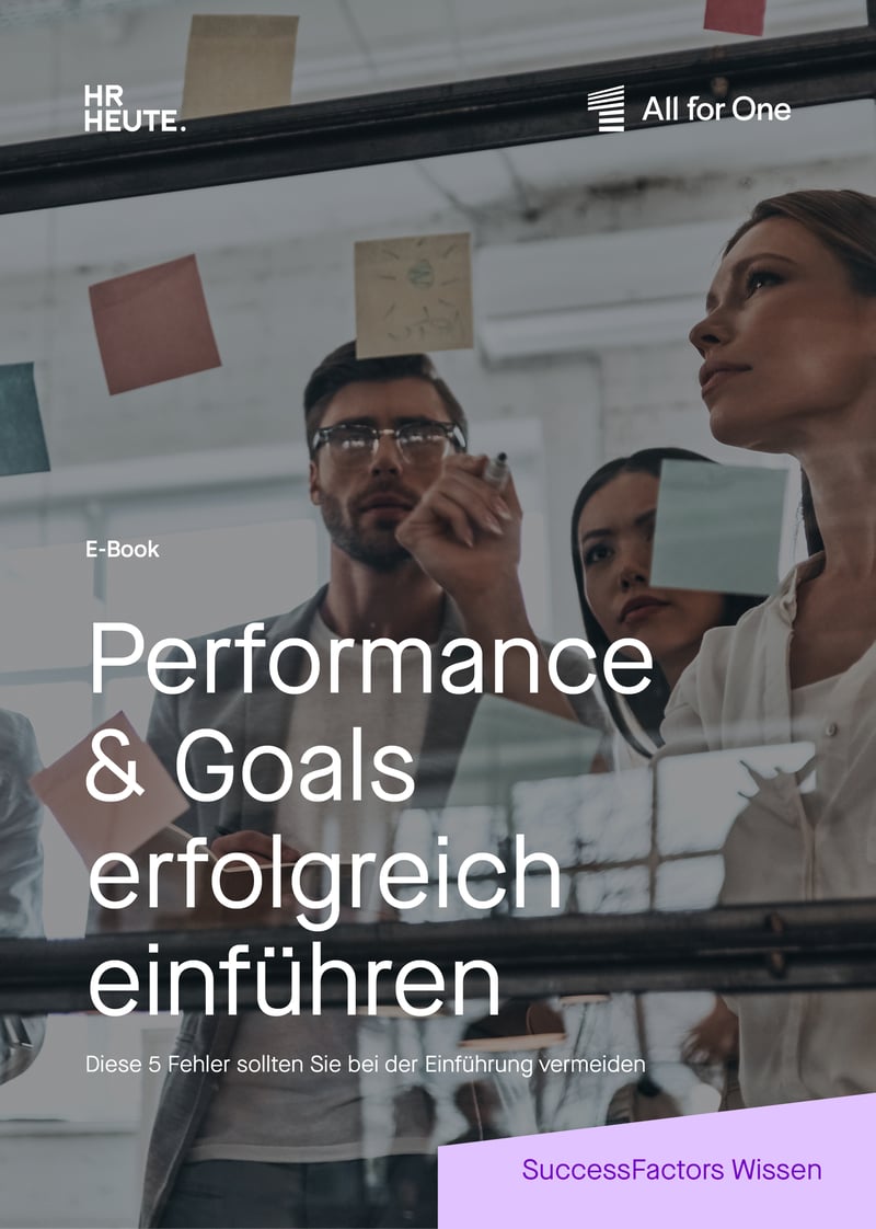 E-Book: SAP SuccessFactors Performance & Goals erfolgreich einführen cover