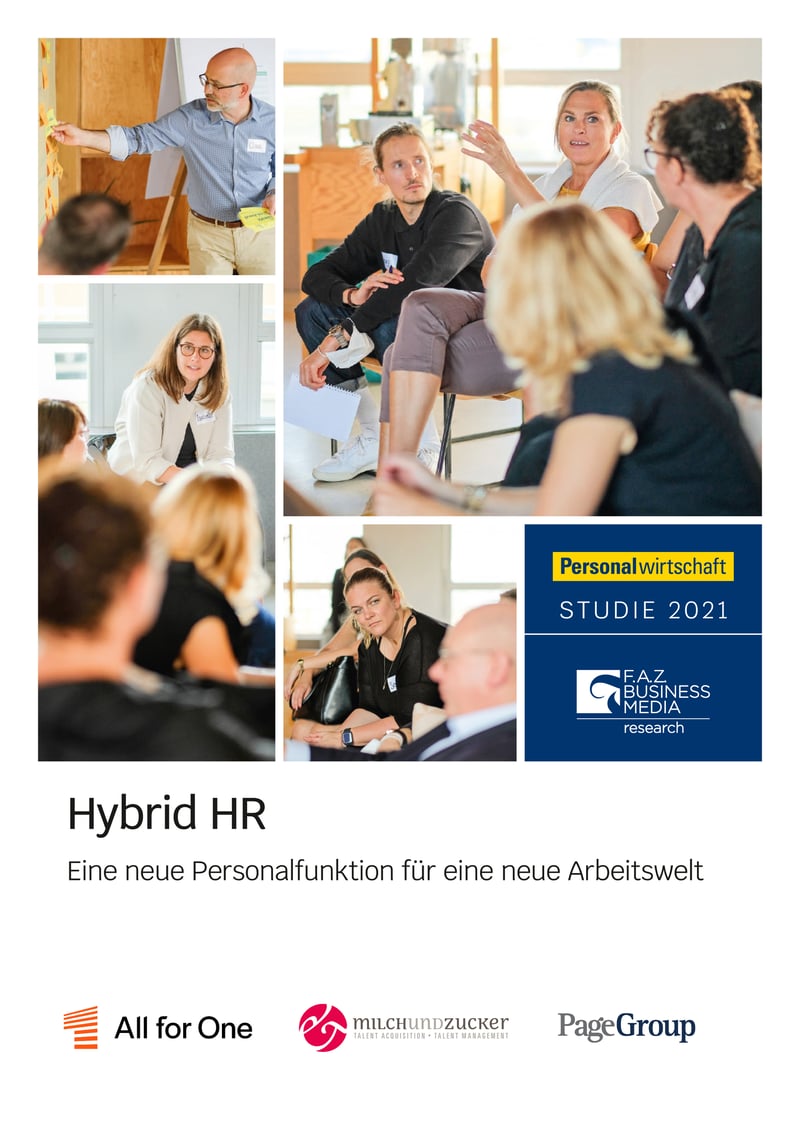 E-Book: Hybrid HR-Studie cover